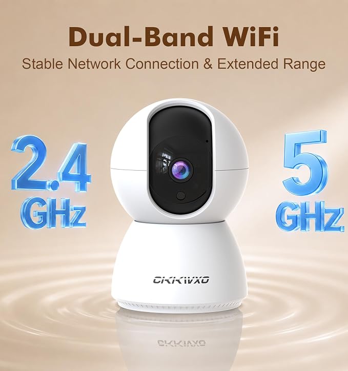 CiKiKWVO 2K Wi-Fi Indoor Security Camera, 3MP Camera - Image 2