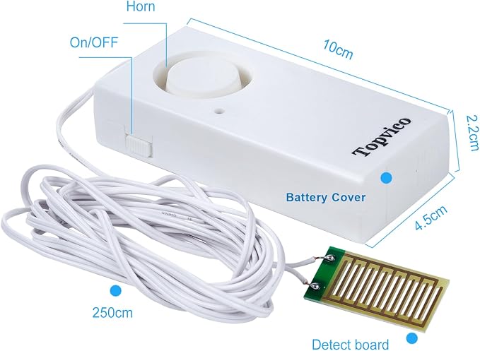 Water Leak Detectors for Home, Sump Pump, Under Sink, Moisture Alarm Sensor - Image 4