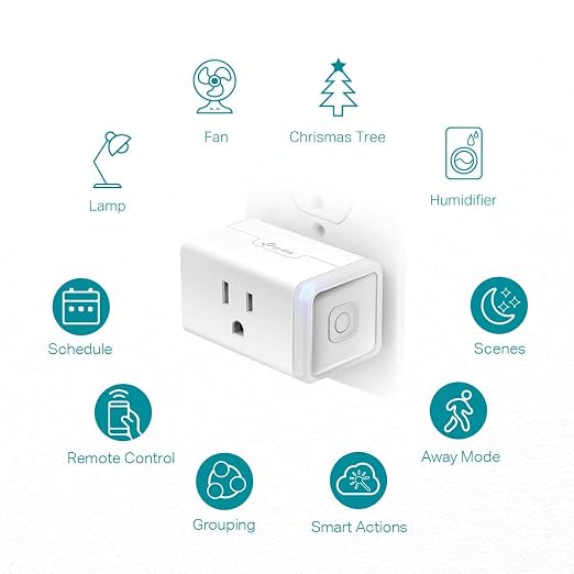 Kasa Smart Plug HS103P4, Smart Home Wi-Fi Outlet Works - Image 3