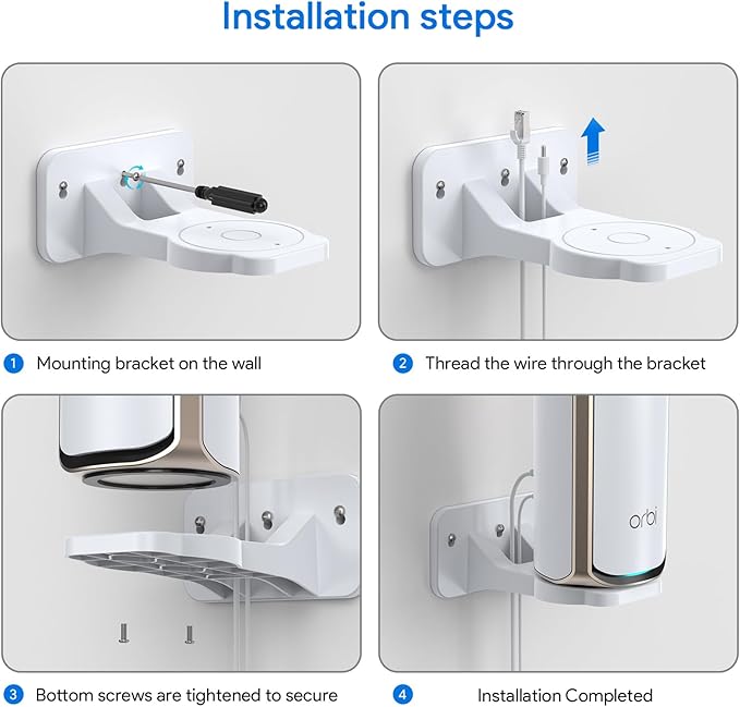Wall Mount for Orbi WiFi 7 Router, Compatible - Image 7