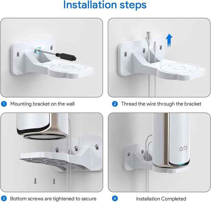 Wall Mount for Orbi WiFi 7 Router, Compatible - Image 7