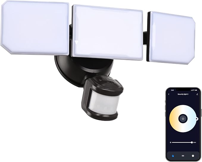 Guardian SMART Flood and Security Wall Light by EastGroveHome