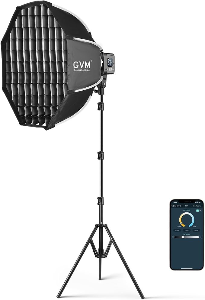 GVM SD80D 80W LED Video Light Kit by GVMGreatVideoMaker