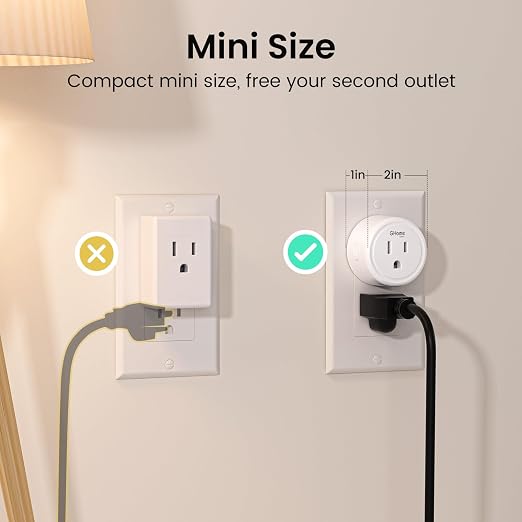 GHome Smart Plug Mini, WiFi Smart Outlet Plug Works - Image 6