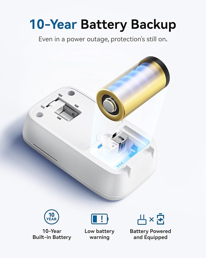 SITERWELL Plug in Carbon Monoxide Detector 10 Year Battery, CO Alarm Detector - Image 5
