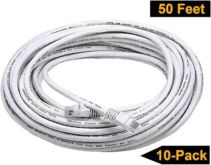 iMBAPrice 1' Cat5e Network Ethernet Patch Cable, 10 Pack - Image 8