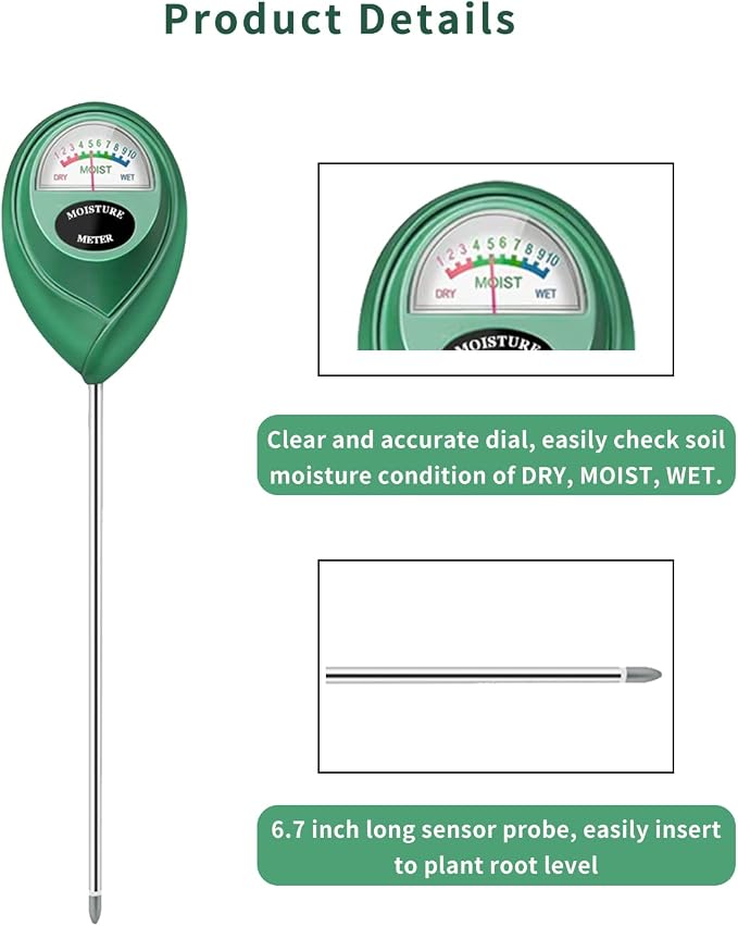 Censinda Soil Moisture Meter, Soil Moisture Monitor - Image 4