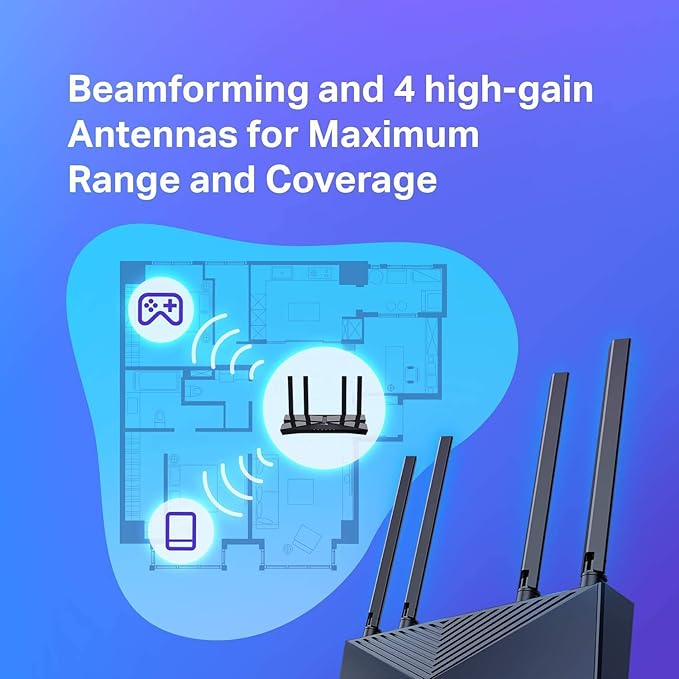 TP-Link Archer AX20 AX1800 Smart Dual-Band Wi-Fi 6 Router - Image 3