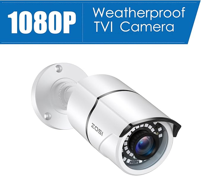 ZOSI 4 Pack 2MP 1080p HD-TVI Home Security Camera Outdoor Indoor 1920TVL - Image 2