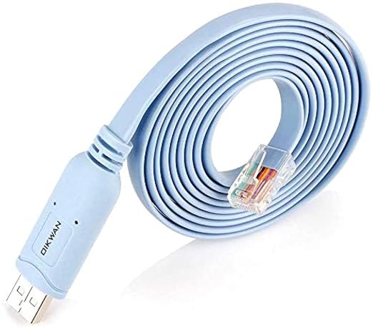 Console Cable USB to RJ45, USB Cable Compatible by OIKWAN