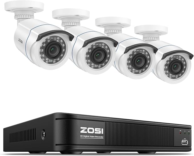 ZOSI H.265+ Full 1080p Home Security Camera System by ZOSI