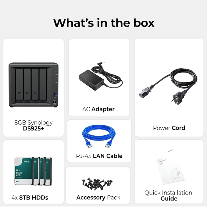 Synology DS925+ NAS Server Bundle 4 Bay - Image 2