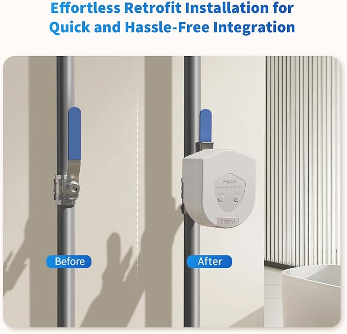 Aqara Smart Valve Controller T1, Matter Over Bridge, Requires Aqara Zigbee 3.0 - Image 5