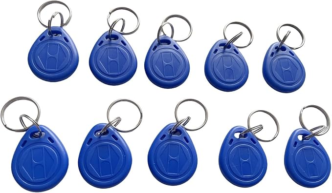10PCS T5577 Waterproof Intelligent Access Control Non-Contact NFC Keychain by JWFKWNH