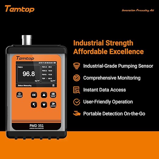 Temtop PMD351 Professional Aerosol Mass Monitor - Image 2