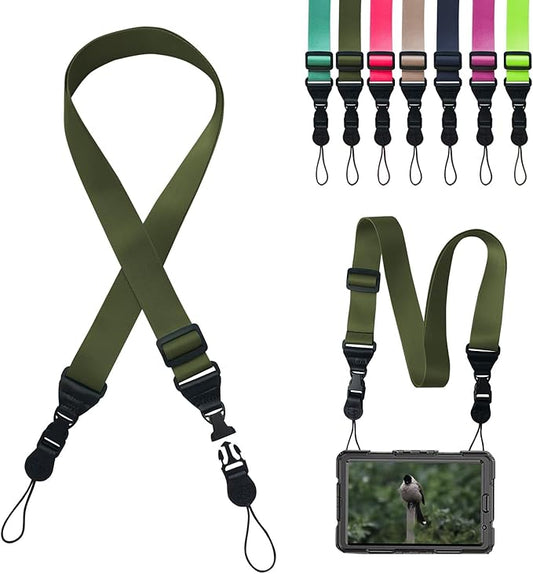 Adjustable Shoulder Strap:Comfortable iPad Strap Nylon Neck Lanyard by Gowjaw