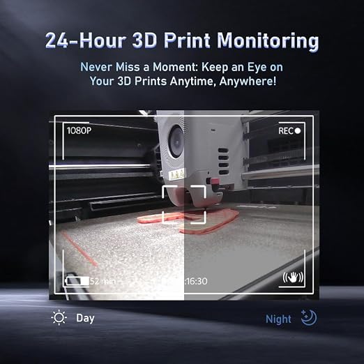 FLASHFORGE Adventurer 5M/5M Pro/AD5X 3D Printer Camera Kit | Real-Time - Image 5