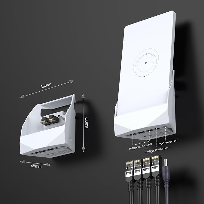 Starlink Router Mini Mount, Gigabit Docking Station - Image 2