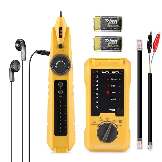Network Cable Tester, Ethernet Wire Tracer by KOLSOL