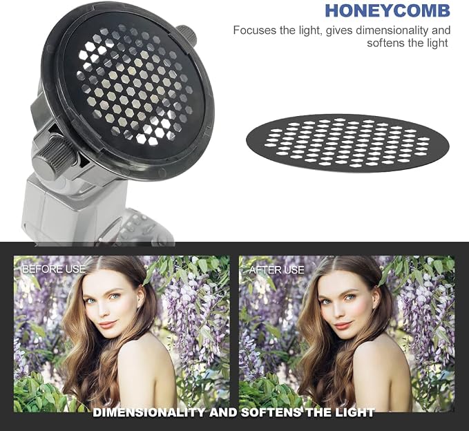 Photography Lighting Flash Diffuser Set, LENSGO Professional Flash Kit Flash - Image 7