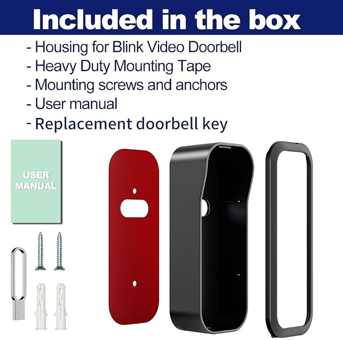 Blink Doorbell Mount for All-new Blink Video Doorbell, No-Drilling Blink Mount - Image 7