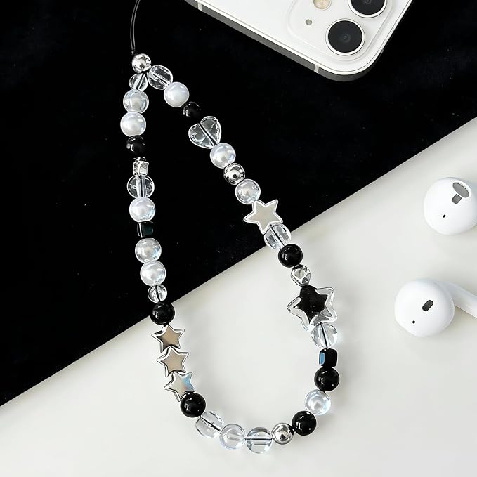 Cute Beaded Camera Wrist Strap for Phone, Digital Camera Charm Lanyard - Image 7