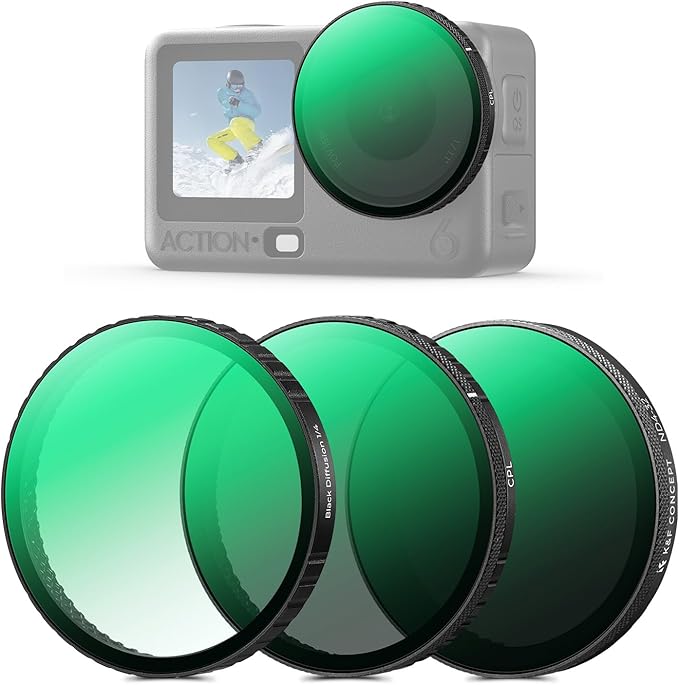 K&F CONCEPT Snap On CPL VND Effect Filter Kit Compatible by KFCONCEPT