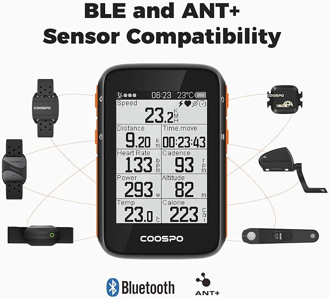 COOSPO Bike Computer Wireless GPS, Bike Speedometer - Image 3
