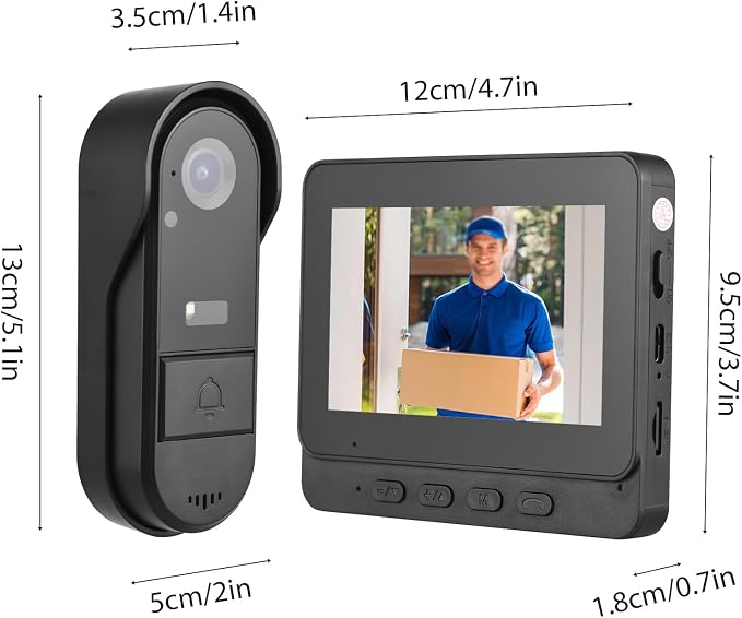 4.3 Inch IPS Screen Wireless Doorbell - Image 8