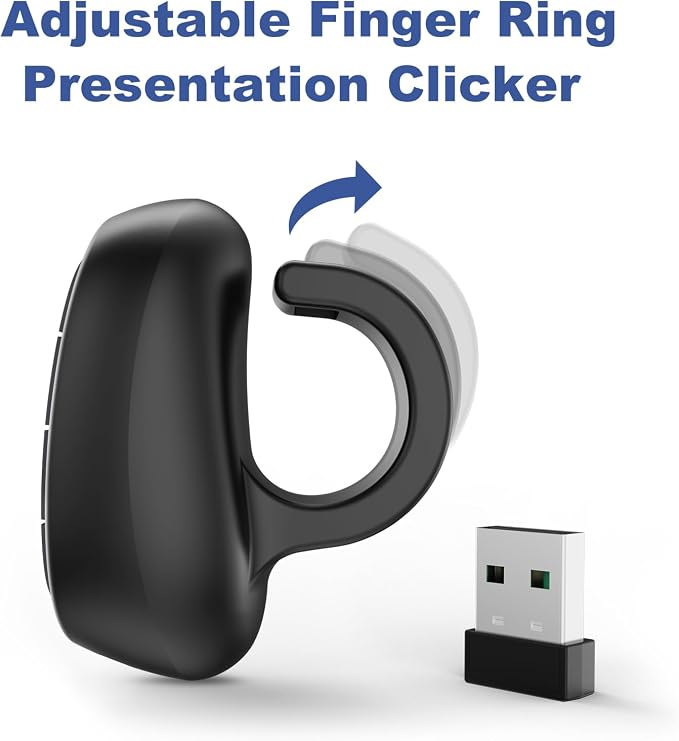 Presentation Clicker PowerPoint Wireless Presenter Remote: Laser Pointer - Image 5