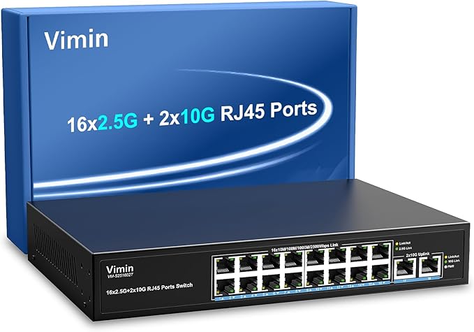 18-Port 2.5G Ethernet Switch by Vimin