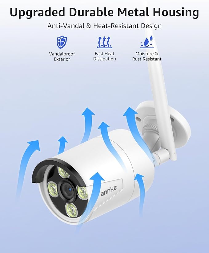 ANNKE Wireless Security Camera System 2TB Hard Drive, 16CH 4K WiFi NVR Kit - Image 4