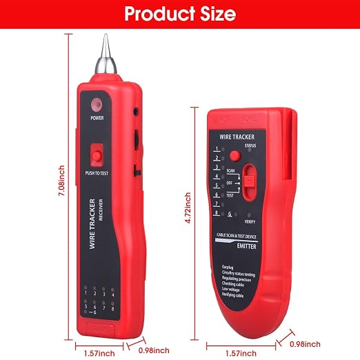 Cable Tracer Ethernet Network Cable Tester RJ45 RJ11 - Image 9