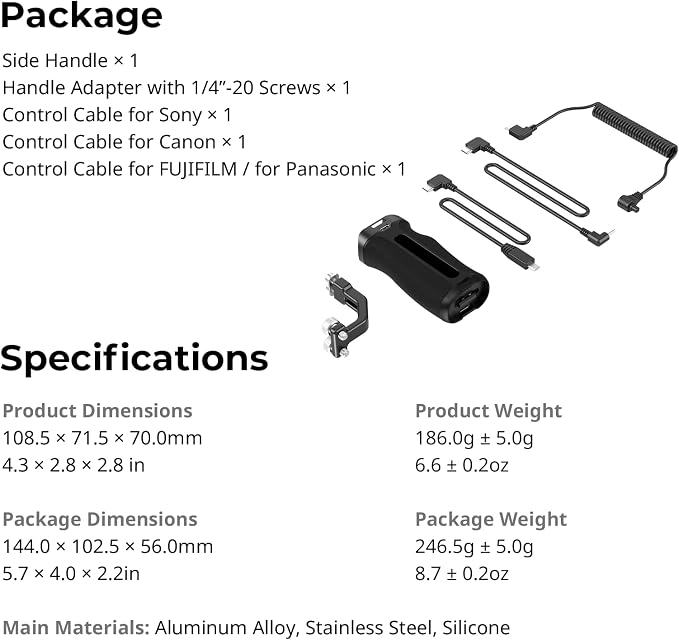 SMALLRIG Threaded Side Handle - Image 9