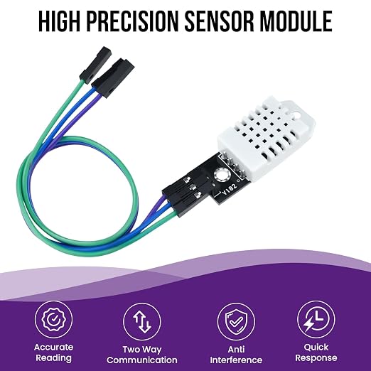 4Pcs DHT22/AM2302 Digital Temperature Humidity Sensor Module - Image 3