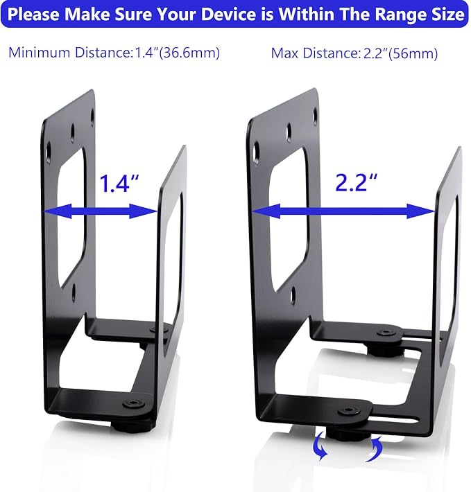Cable Box Wall Mount Modem Wall Mounting Adjustable - Image 2