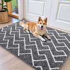 OLANLY Front Door Mat 40x32, Low-Profile Easy Clean Doormat by OLANLY