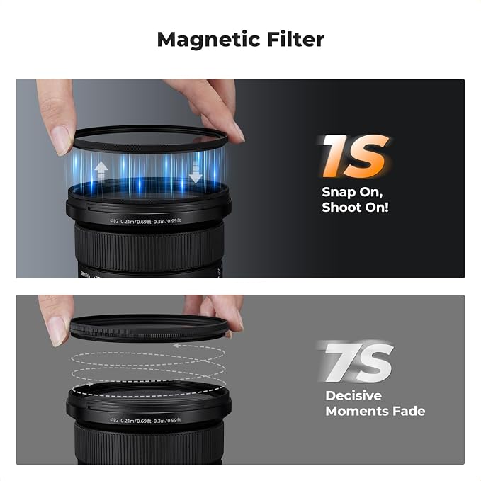 K&F CONCEPT Magnetic 49mm Circular Polarizers Filter - Image 4