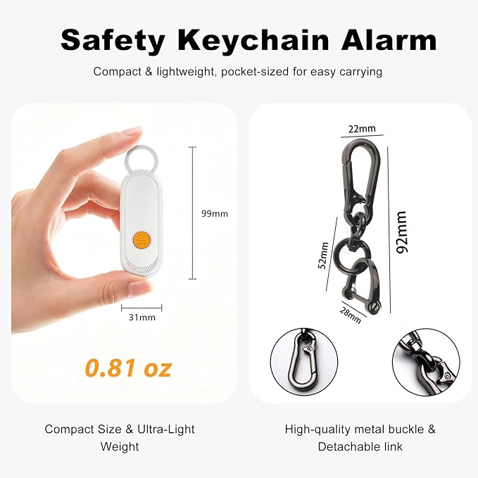 Personal Safety Alarm, GPS Tracker Keychain - Image 5