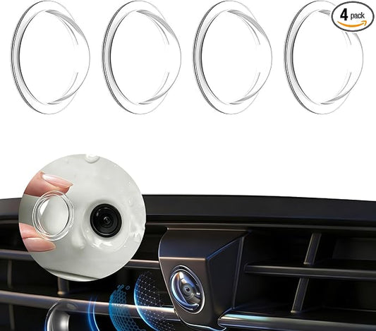 4-Pack Car Camera Lens Protector, Anti-Fog Clear Backup Camera Cover, 17.5mm by Unknown