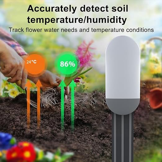 Zigbee Soil Moisture Sensor, Wireless Smart Plant Sensor Leave-in Soil - Image 3