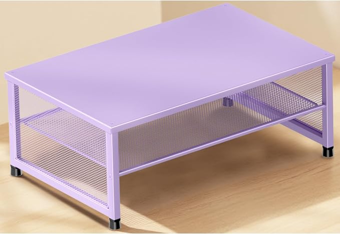 ECOLOVI 2-Tier Computer Monitor Stand Riser, Desk Organizer by ECOLOVI