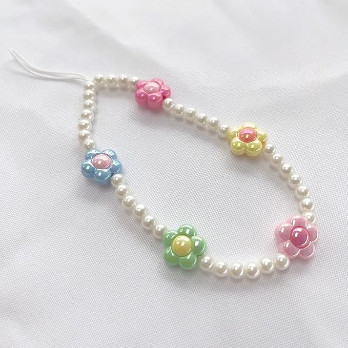 Beaded Camera Wrist Strap Cute Digital Camera Charm Lanyard, Phone Wristlet - Image 3