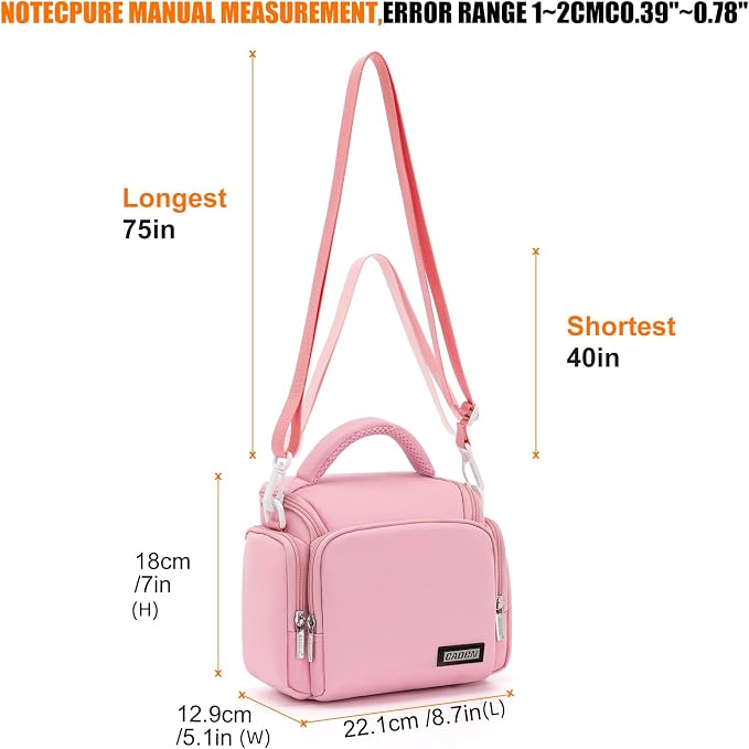 CADeN Compact Camera Shoulder Crossbody Bag Case Compatible - Image 8