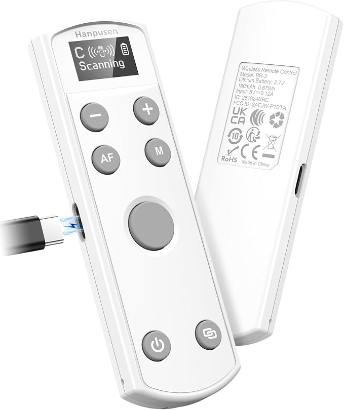 Hanpusen Rechargeable Camera Remote Control by HANPUSEN