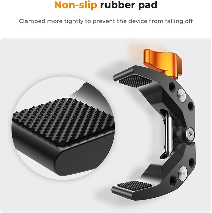 K&F CONCEPT Camera Mount Clamp, Super Crab Clamp - Image 6