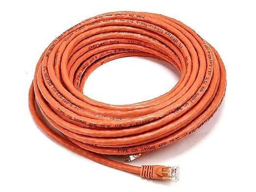 Monoprice 50FT 24AWG Cat6 500MHz Crossover Ethernet Bare Copper Network Cable - Image 4