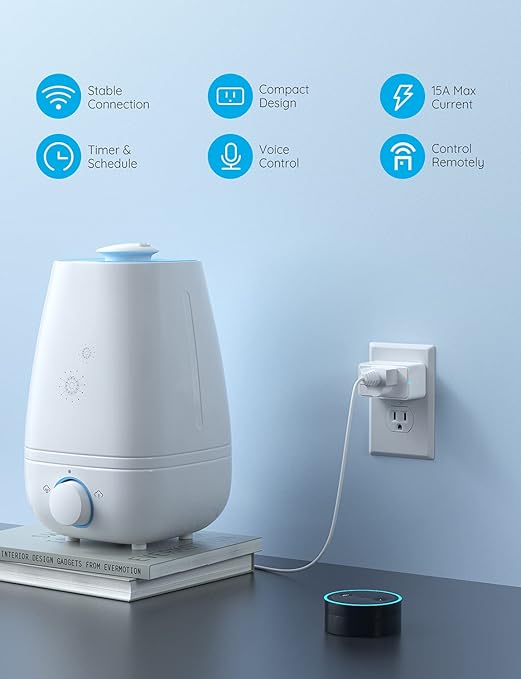 Govee Smart Plug 15A, WiFi Bluetooth Outlet 1 Pack Work - Image 7