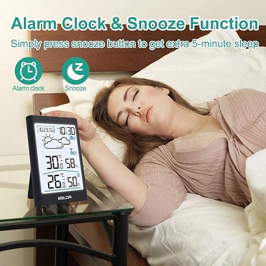 BALDR Indoor Outdoor Thermometer Wireless, Battery Powered Weather Station - Image 5