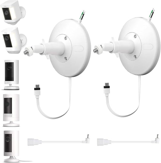 iTODOS Hardwired Kit for Ring Cams, IP67 Waterproof Design for Outdoor or by iTODOS